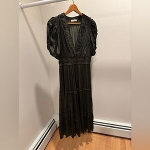 Ulla Johnson Elegant Green Midi Dress